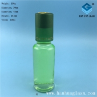 Hot selling 100ml round transparent glass olive oil bottle