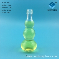 100ml gourd shaped glass wine bottle