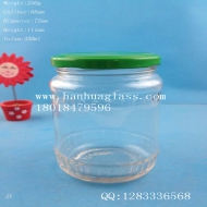 330ml wide mouth pickle glass jar