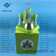 Restaurant specific glass seasoning bottle set