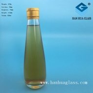 300ml Crystal White Juice Beverage Glass Bottle
