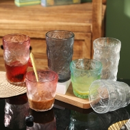 Juice beverage glass cup