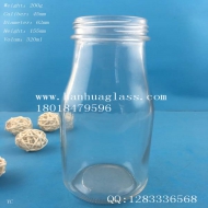 300ml milk glass bottle