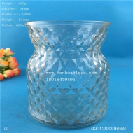 600ml wide mouth hydroponic glass vase