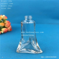 40ml transparent glass essential oil bottle