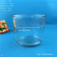 240ml candle glass jar