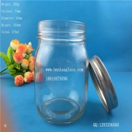 Hot selling 370ml honey glass bottle