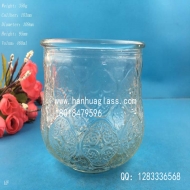 450ml craft candle glass cup