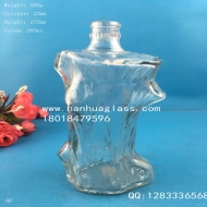 250ml craft glass wine bottle