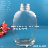300ml flat glass bottle