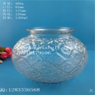 1300ml diamond shaped glass storage tank sold directly by the manufacturer