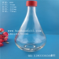 Wholesale of 750ml water droplet glass wine bottles