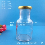 Hot selling 200ml glass beverage bottle