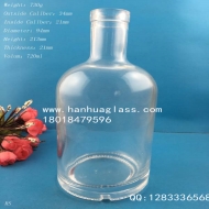 Manufacturer's direct sales of 700ml exported vodka glass bottles