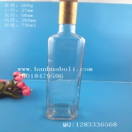 750ml rectangular glass wine bottle manufacturer