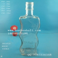 Manufacturer's direct sales of 750ml export glass wine bottles