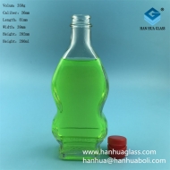 Hot selling 280ml chili oil glass bottle