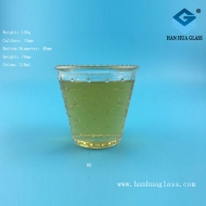Wholesale 100ml export glass candle cups