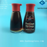 Factory direct sale 180ml soy sauce glass bottle