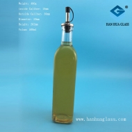 500ml square olive oil glass bottle manufacturer