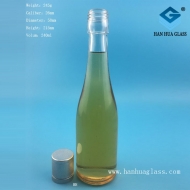 Hot selling 240ml transparent glass white wine bottle