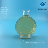 Manufacturer's direct sales of 100ml flat round shaped aromatherapy glass bottles