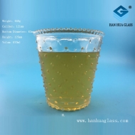 Hot selling 670ml export candle glass cup