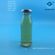 Wholesale price of 200ml fruit juice beverage glass bottles