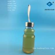 250ml portable portable glass juice beverage bottle