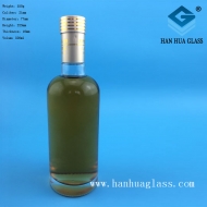Wholesale of 500ml crystal white round glass wine bottles
