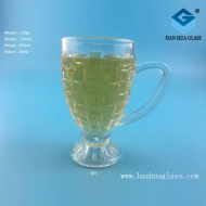 80ml glass with a handle for juice drinks