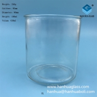 430ml straight glass candle holder manufacturer