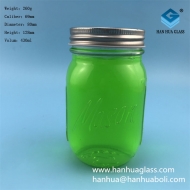 Wholesale 400ml export glass Mason sealed cans