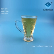 200ml glass with a handle for juice drinks