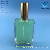 Manufacturer of 100ml rectangular glass perfume bottles