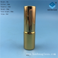 10ml electroplated gold essential oil packaging glass bottle
