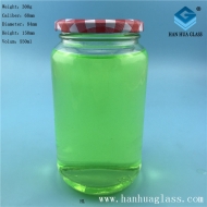 Wholesale price of 500ml spicy sauce glass bottle