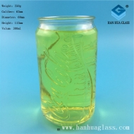 Hot selling 300ml cola glass juice beverage can